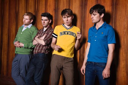 Alex Kapranos, Bob Hardy, Nick McCarthy, Paul Thomson, and Franz Ferdinand