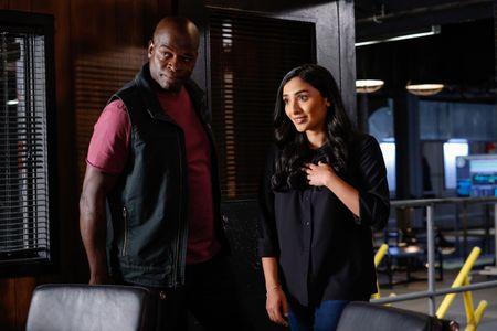 Hisham Tawfiq and Anya Banerjee in The Blacklist