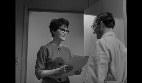 Sue Randall and Wally Cox in The Twilight Zone (1959)