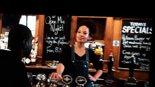 Still with Johanna Thea as 'Katie' in short film 