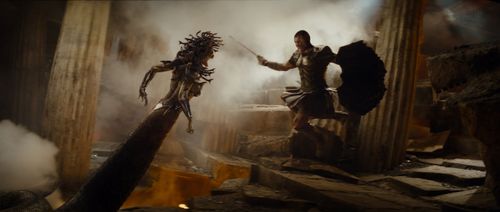 Sam Worthington and Natalia Vodianova in Clash of the Titans (2010)
