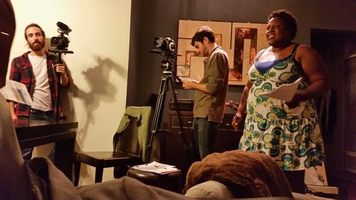 On the set of Deviant Septum, to be entered in the 4th Annual Filmmakers Collaboration Challenge.