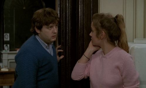 Dominique Besnehard and Sandrine Bonnaire in À Nos Amours (1983)