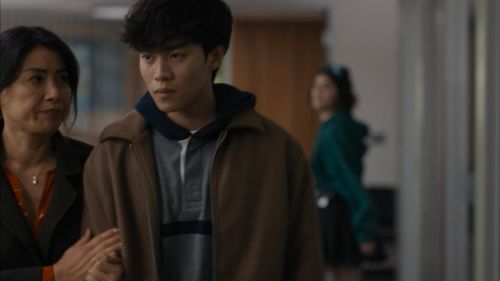 Still of Steven Huy and Natalie Skye in Allegiance