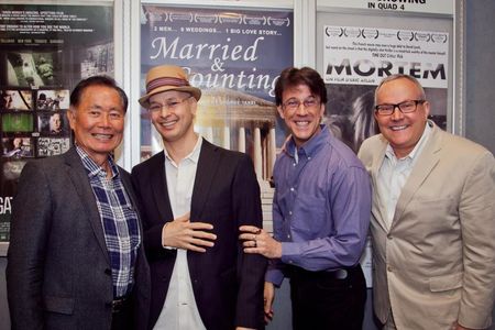 PatnStephen with George & Brad Takei: Married And Counting Premier NYC