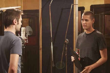 Lucian Piane and Carmen Carrera in RuPaul's Drag Race (2009)