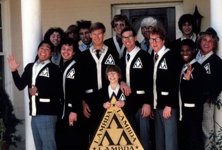 Anthony Edwards, Robert Carradine, Curtis Armstrong, Timothy Busfield, Andrew Cassese, David Moskowitz, Larry B. Scott, 