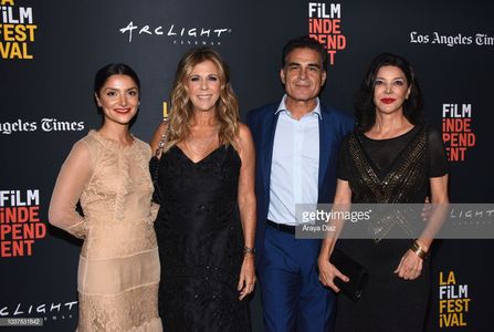 With Rita Wilson, Houshang Touzie and Shohreh Aghdashloo at Simple Wedding Premiere