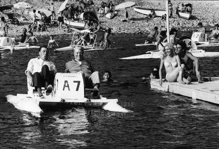 Marie Dubois, Fernandel, Franck Fernandel, and Jean Gabin in That Tender Age (1964)