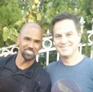 With Shemar Moore of 