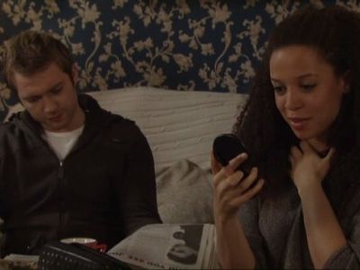 Chris Fountain and Natalie Gumede in Coronation Street (1960)