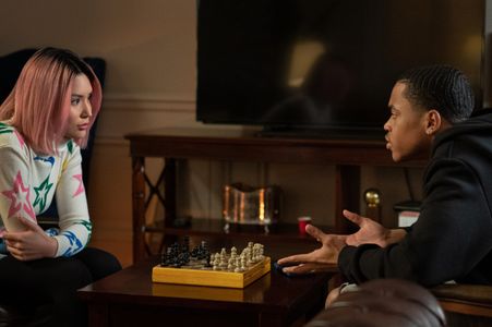 Michael Rainey Jr. and Andrea Lee Christensen in Power Book II: Ghost (2020)