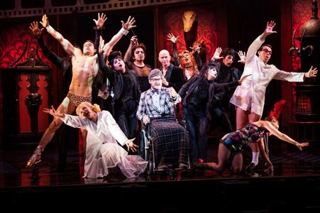 Richard O'Brien, David Bedella, Ben Forster, Haley Flaherty, Kristian Lavercombe, Jayde Westaby, Dominic Andersen, and R