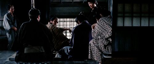 Renji Ishibashi, Keizô Kanie, Rentarô Mikuni, Hisaya Morishige, and Osamu Ôkawa in Zatoichi at Large (1972)