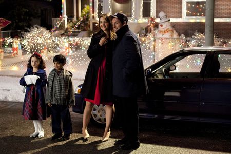 Adam Sandler, Katie Holmes, Rohan Chand, and Elodie Tougne in Jack and Jill (2011)