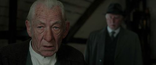 Ian McKellen and Phil Davis in Mr. Holmes (2015)