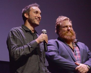 Joe Toronto and Bryson Pintard at an event for Happy Hunting (2017)