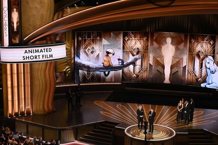 Charlie Mackesy and Matthew Freud at an event for The Oscars (2023)