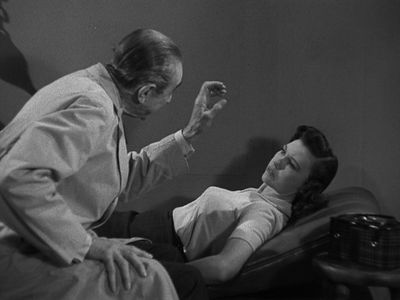 Bela Lugosi and Loretta King in Bride of the Monster (1955)