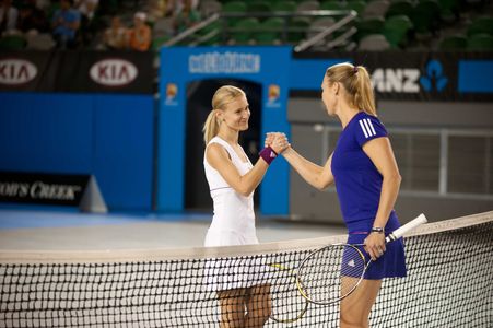 Liliya May and Alicia Molik in 