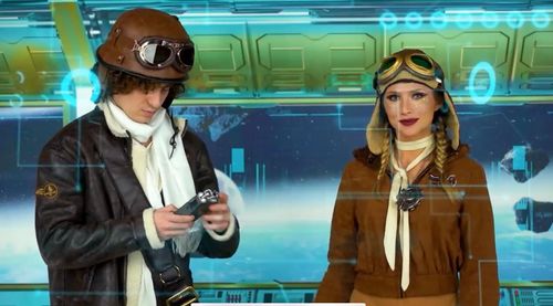 Parker Russell and Erica Juliet in The Super Pops (2019)