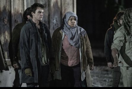 Khary Payton, Nadine Marissa, and Cameron Scott Roberts in The Walking Dead (2010)