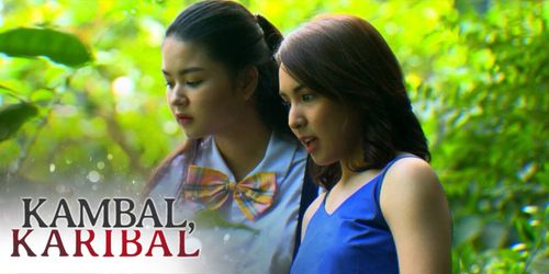 Eliza Pineda and Kyline Alcantara in Kambal, karibal (2017)