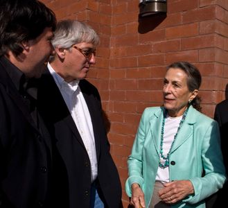 Jeff Sherman and Diane Disney