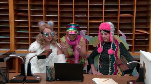 Mary Birdsong, Kerri Kenney, and Wendi McLendon-Covey in Reno 911! (2003)
