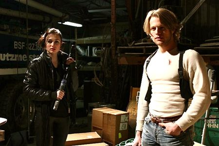 Chase Coleman on the set of 