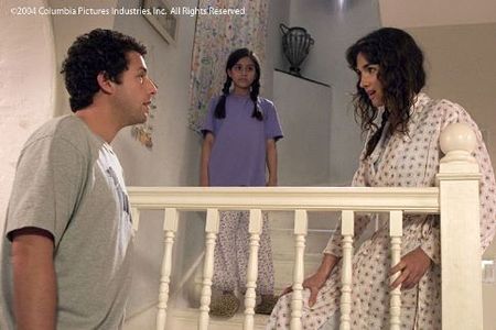 Adam Sandler, Paz Vega, and Shelbie Bruce in Spanglish (2004)