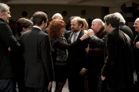 Mathieu Amalric, Sabine Azéma, Michel Piccoli, Denis Podalydès, Michel Robin, Michel Vuillermoz, and Lambert Wilson in Y