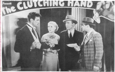 Gaston Glass, Rex Lease, Jack Mulhall, and Marion Shilling in The Amazing Exploits of the Clutching Hand (1936)