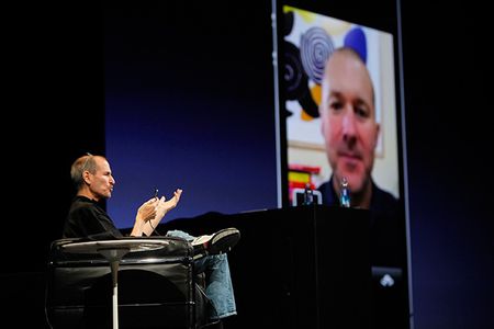 Steve Jobs and Jonathan Ive