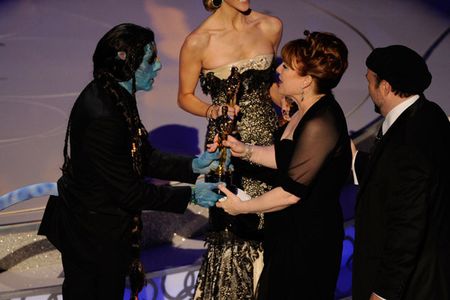 Ben Stiller, Barney Burman, and Mindy Hall at an event for The 82nd Annual Academy Awards (2010)
