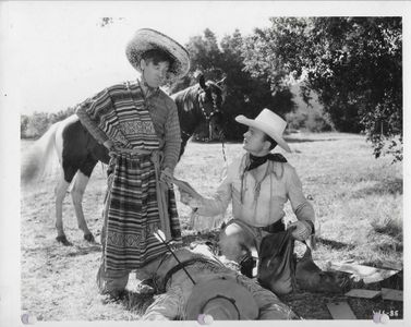 Bob Baker, Don Barclay, and Apache in Outlaw Express (1938)