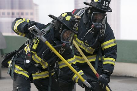 Jason George and Barrett Doss in Station 19 (2018)