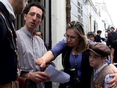 On set of «  The Round Up » with these Gad El Maleh- Paris