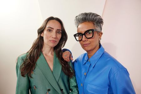 Andria Wilson Mirza and Fawzia Mirza at an event for The Queen of My Dreams (2023)