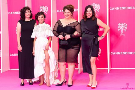 Einat Holland, Talya Lavie, Shir Reuven, and Maya Landsman at an event for Sad City Girls (2021)