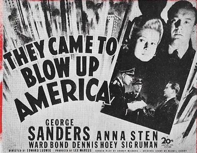 George Sanders and Anna Sten in They Came to Blow Up America (1943)