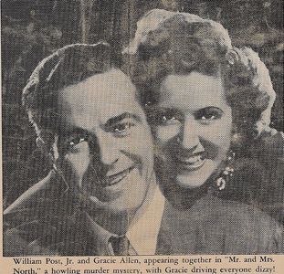 Gracie Allen and William Post Jr. in Mr. and Mrs. North (1942)