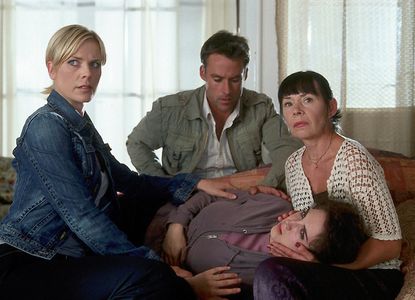 Marco Girnth, Melanie Marschke, Katharina Rivilis, and Natalia Bobyleva in Leipzig Homicide (2001)