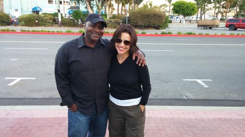 After VEEP Shoot with Julia Louis Dreyfus. Great day!