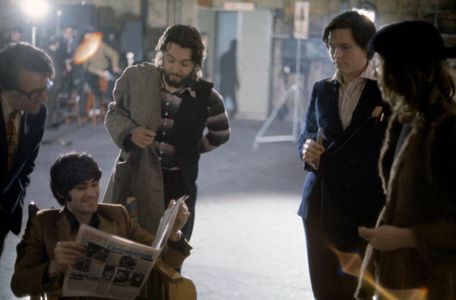 Paul McCartney, John Lennon, Mal Evans, Michael Lindsay-Hogg, and The Beatles in Let It Be (1970)