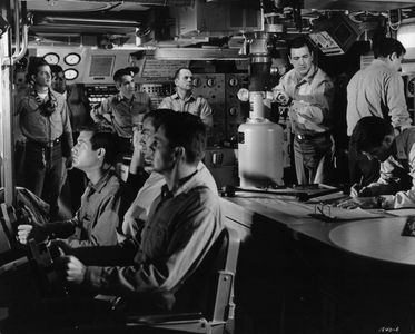 Rock Hudson, Gerald S. O'Loughlin, Sherwood Price, and David Wendel in Ice Station Zebra (1968)