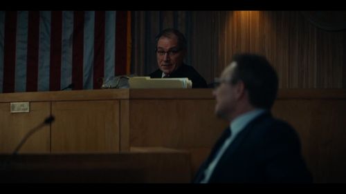 with Christian Slater in Dr. Death on Peacock