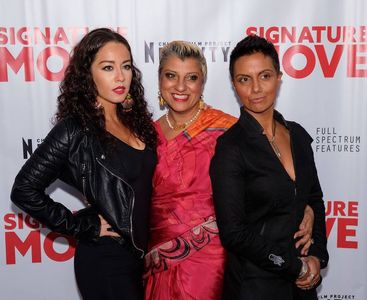 Fawzia Mirza and Sari Sanchez in Signature Move (2017)