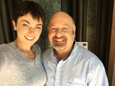 Serinda Swan and Chris Gleason in Coroner (2019)
