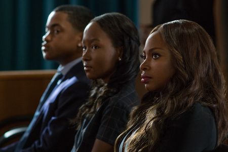 Naturi Naughton, Donshea Hopkins, and Michael Rainey Jr. in Power (2014)